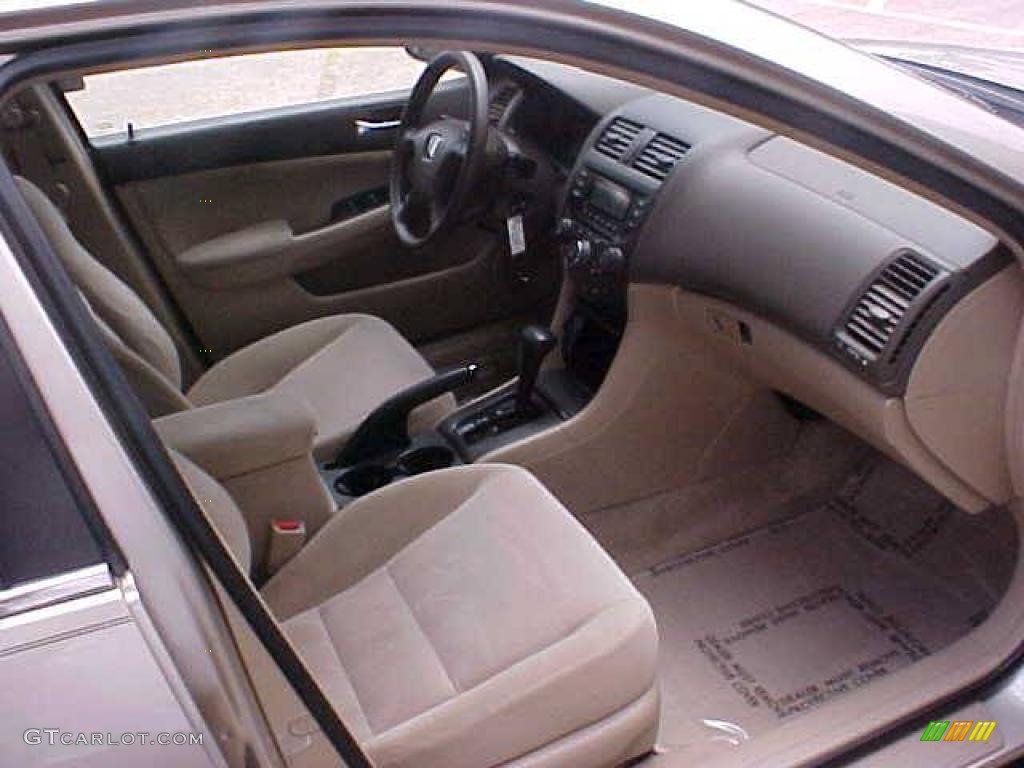 2003 Accord LX Sedan - Desert Mist Metallic / Ivory photo #12