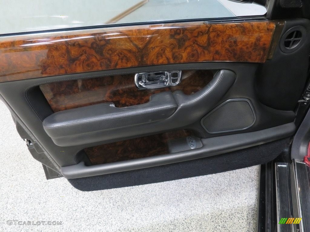 2000 Bentley Arnage Red Label Black/Red Piping Door Panel Photo #117343897