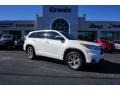 2015 Blizzard Pearl White Toyota Highlander XLE  photo #1