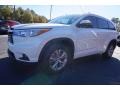2015 Blizzard Pearl White Toyota Highlander XLE  photo #3