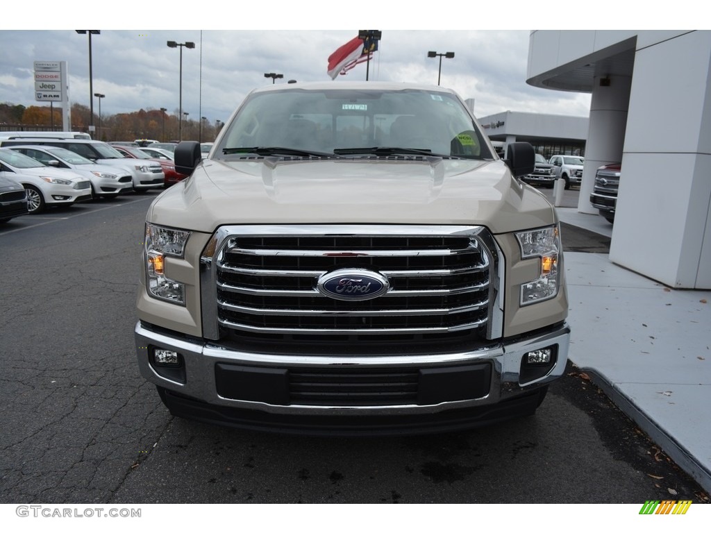 2017 F150 XLT SuperCrew - White Gold / Light Camel photo #4