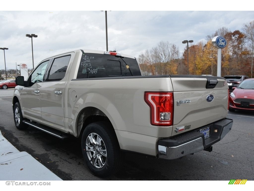 2017 F150 XLT SuperCrew - White Gold / Light Camel photo #23