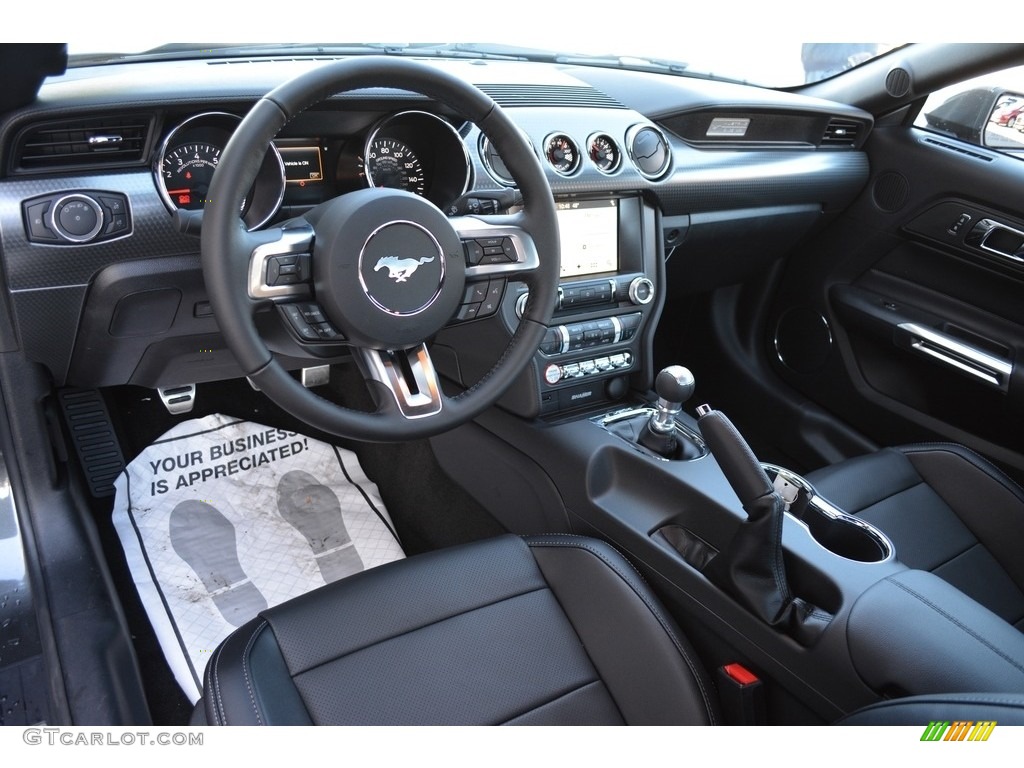 2017 Mustang Ecoboost Coupe - Magnetic / Ebony photo #7