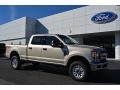 White Gold 2017 Ford F250 Super Duty XLT Crew Cab 4x4 Exterior