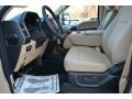 Medium Earth Gray 2017 Ford F250 Super Duty XLT Crew Cab 4x4 Interior Color