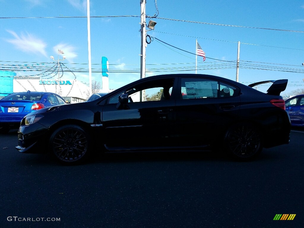 2017 WRX STI - Crystal Black Silica / Carbon Black photo #3