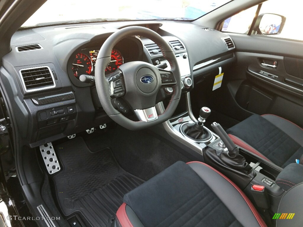 2017 WRX STI - Crystal Black Silica / Carbon Black photo #7