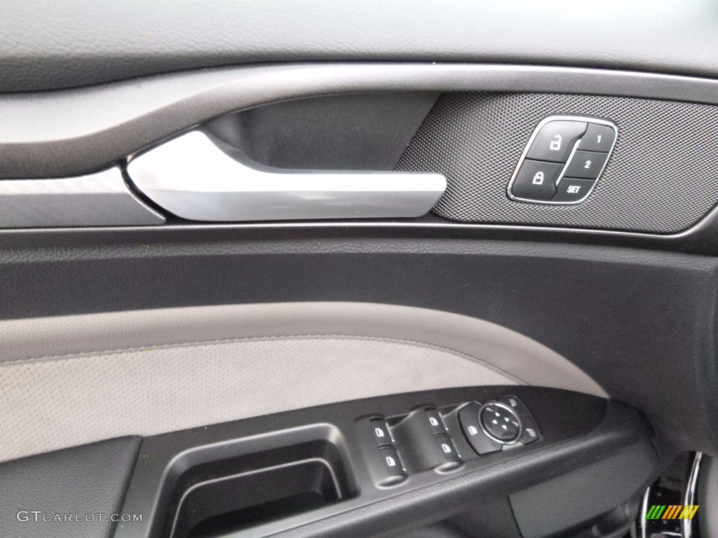 2017 Ford Fusion Sport AWD Dark Earth Grey Door Panel Photo #117346318