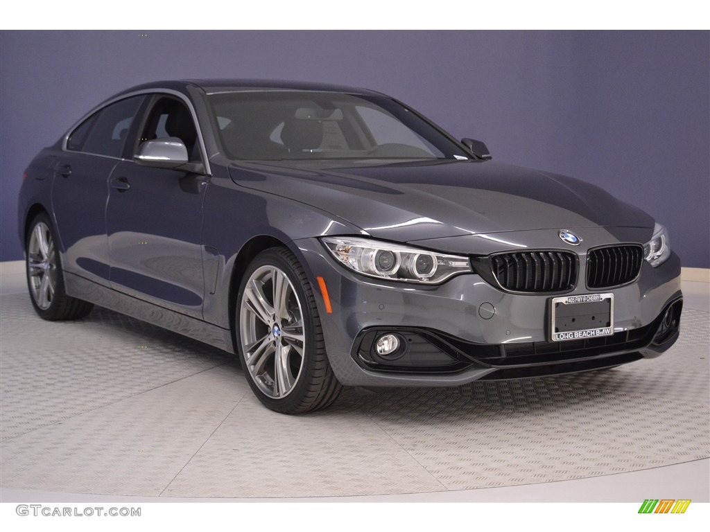 2017 4 Series 430i Gran Coupe - Mineral Grey Metallic / Black photo #1