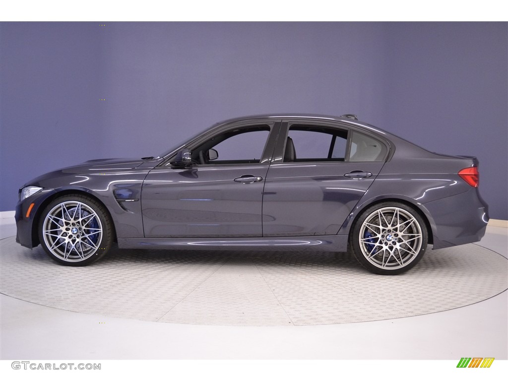 Macao Blue Metallic 2017 BMW M3 Sedan Exterior Photo #117347512