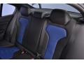 2017 BMW M3 Black/fjord Blue Interior Rear Seat Photo