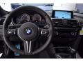 Black/fjord Blue 2017 BMW M3 Sedan Steering Wheel