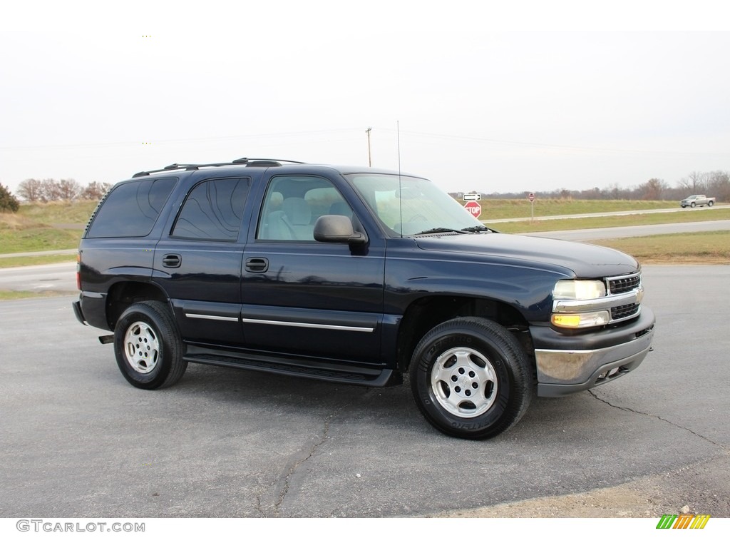 2004 Tahoe LS 4x4 - Dark Blue Metallic / Gray/Dark Charcoal photo #6