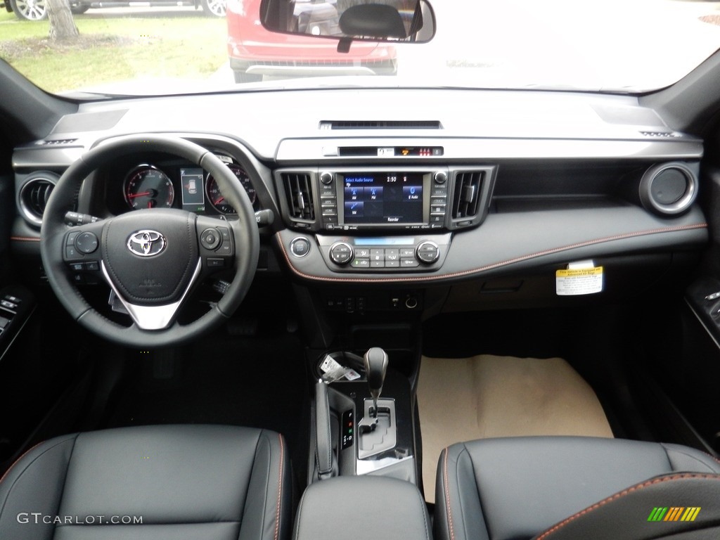 2017 Toyota RAV4 SE AWD Black Dashboard Photo #117350596