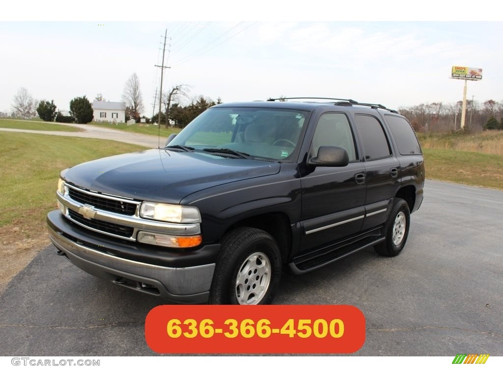 2004 Tahoe LS 4x4 - Dark Blue Metallic / Gray/Dark Charcoal photo #49