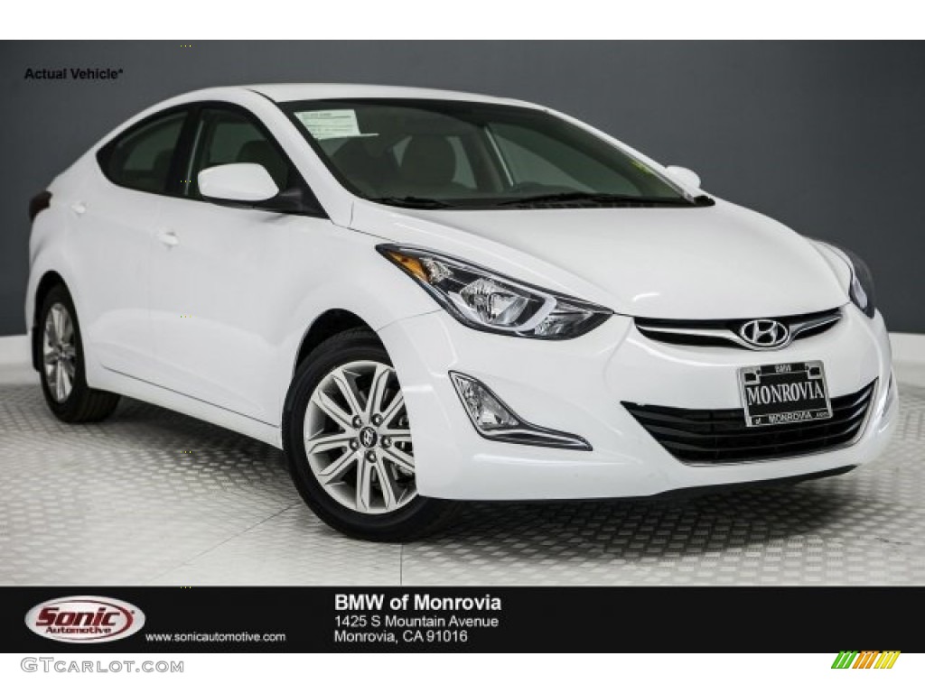 2016 Elantra SE - White / Beige photo #1