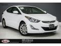 2016 White Hyundai Elantra SE  photo #1