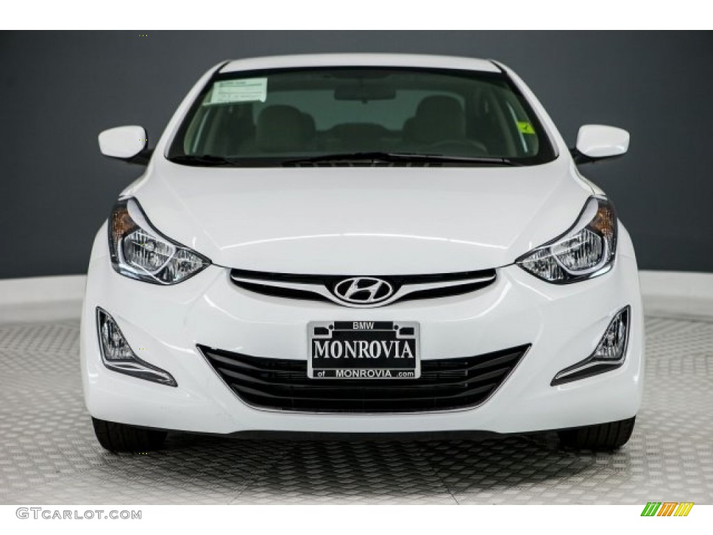 2016 Elantra SE - White / Beige photo #2