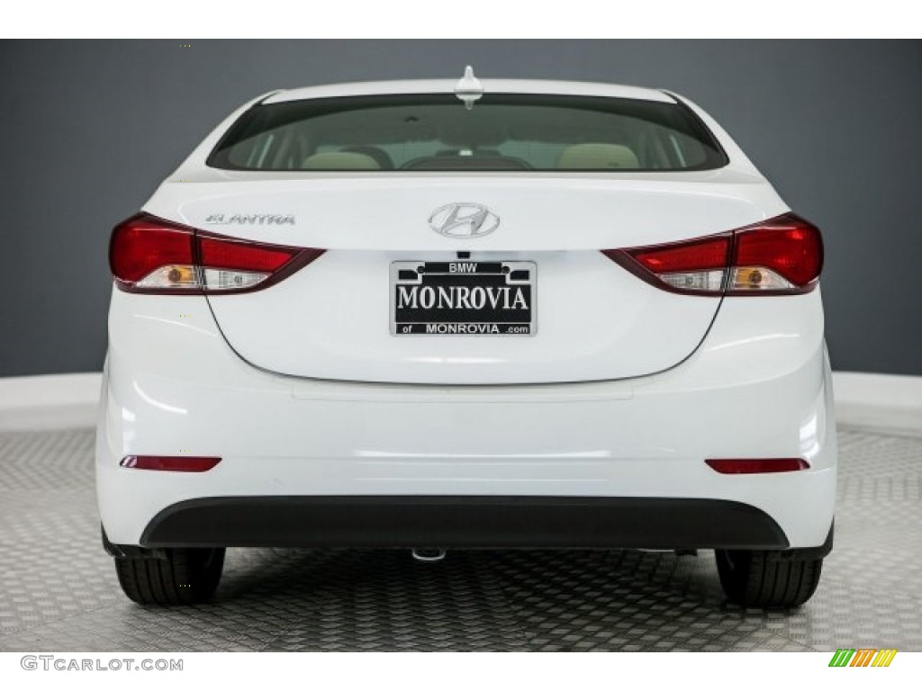 2016 Elantra SE - White / Beige photo #3
