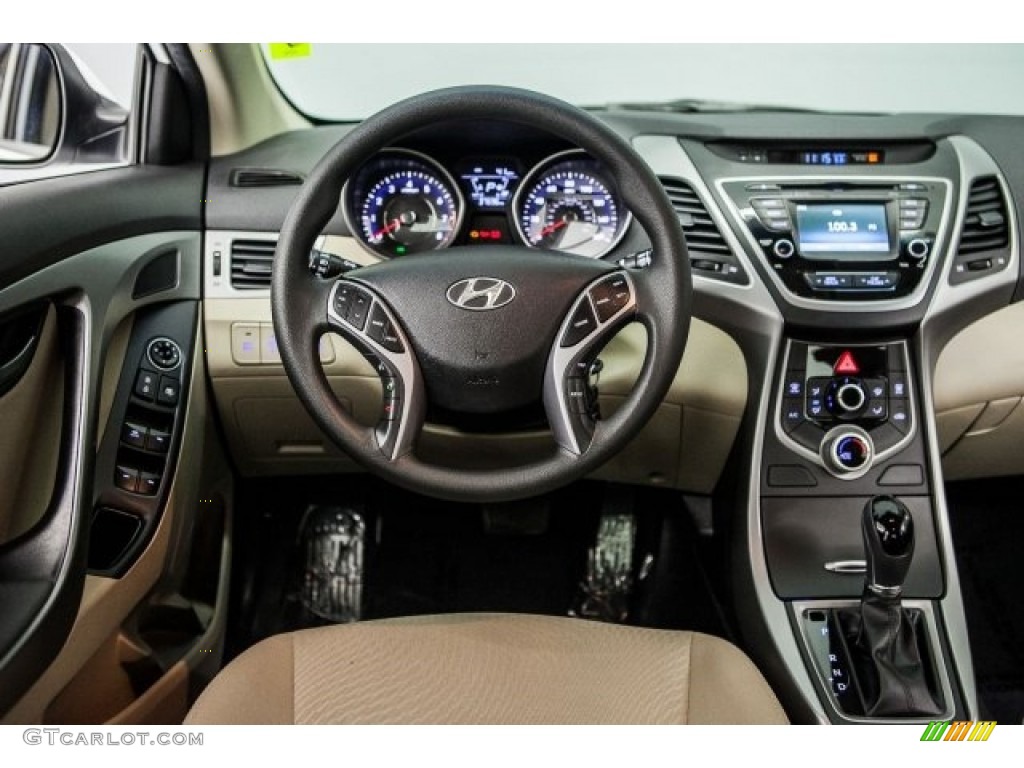 2016 Elantra SE - White / Beige photo #4