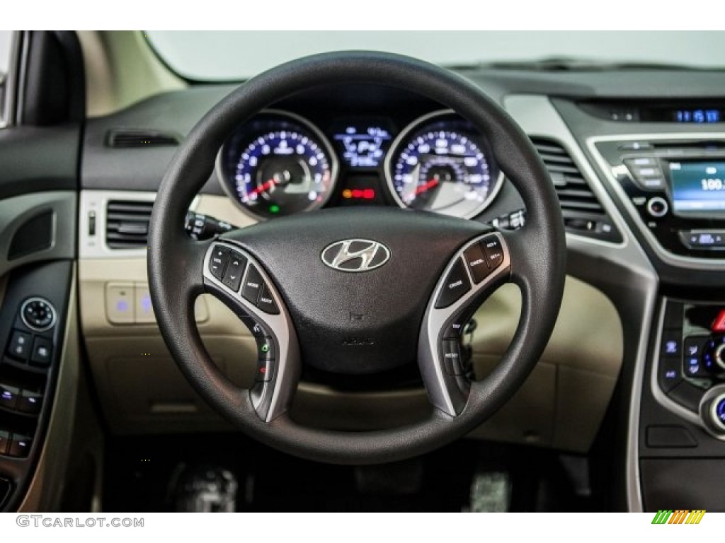 2016 Elantra SE - White / Beige photo #16