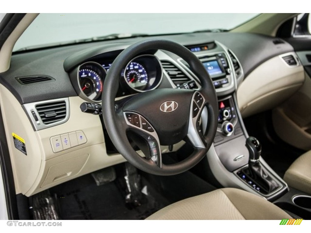2016 Elantra SE - White / Beige photo #19
