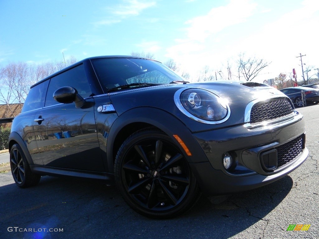 2011 Cooper S Hardtop - Eclipse Gray Metallic / Gravity Polar Beige Leather photo #3