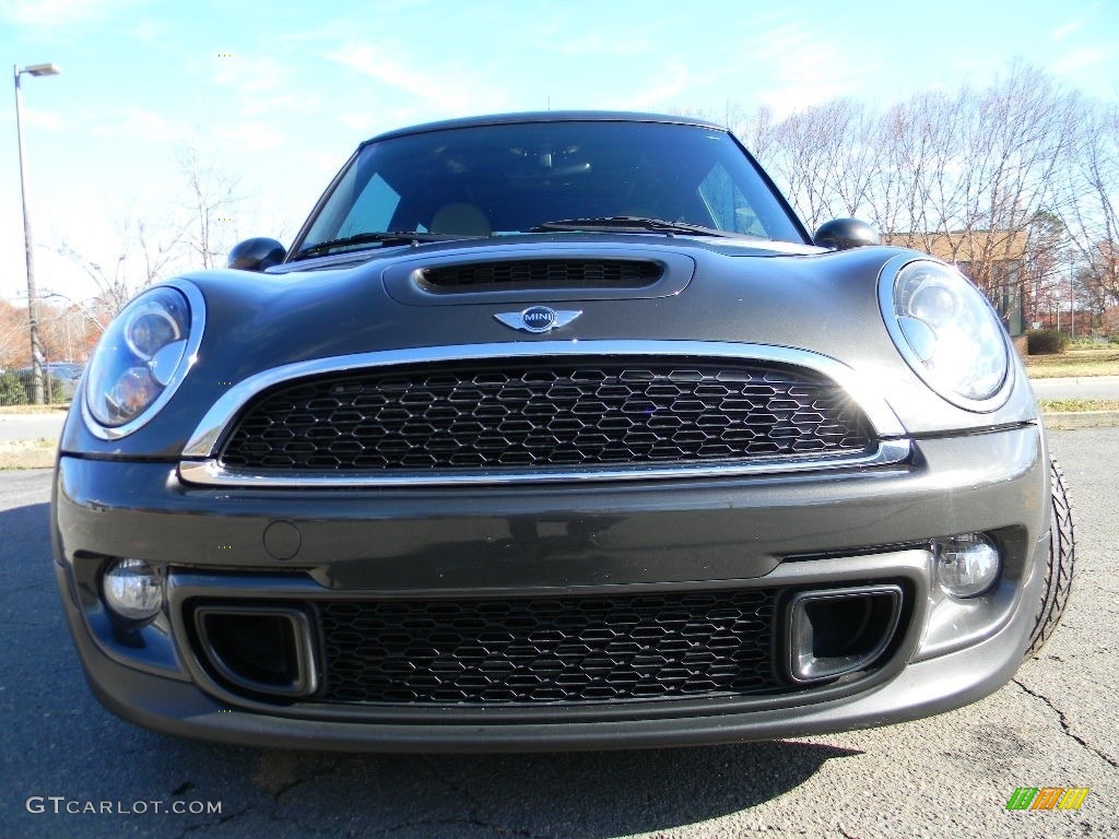 2011 Cooper S Hardtop - Eclipse Gray Metallic / Gravity Polar Beige Leather photo #4