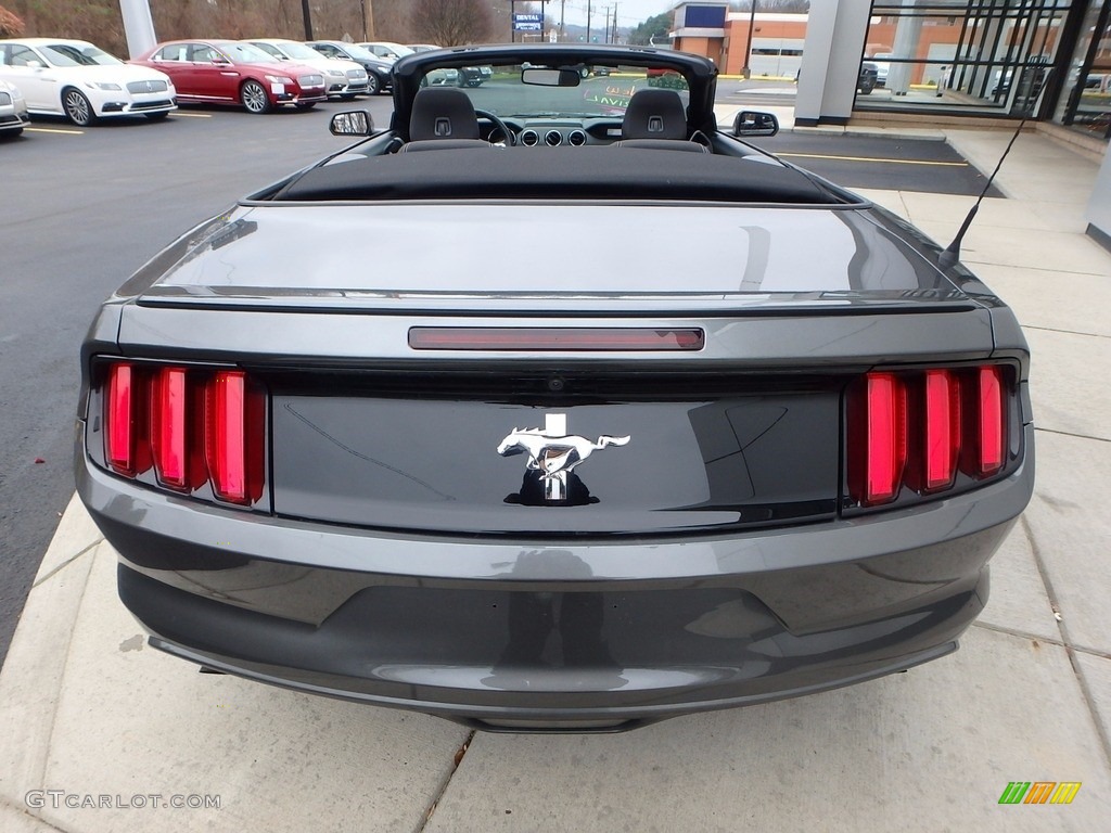 2016 Mustang V6 Convertible - Magnetic Metallic / Ebony photo #4