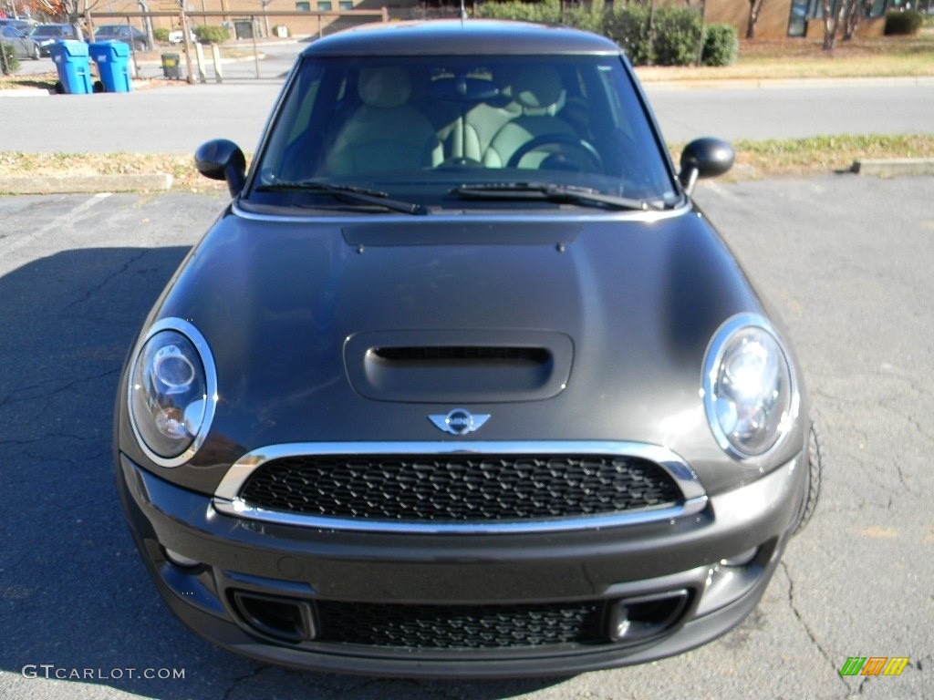 2011 Cooper S Hardtop - Eclipse Gray Metallic / Gravity Polar Beige Leather photo #5