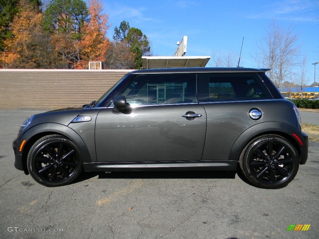 2011 Cooper S Hardtop - Eclipse Gray Metallic / Gravity Polar Beige Leather photo #7