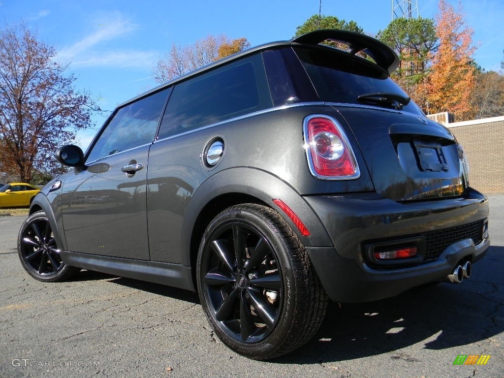 2011 Cooper S Hardtop - Eclipse Gray Metallic / Gravity Polar Beige Leather photo #8