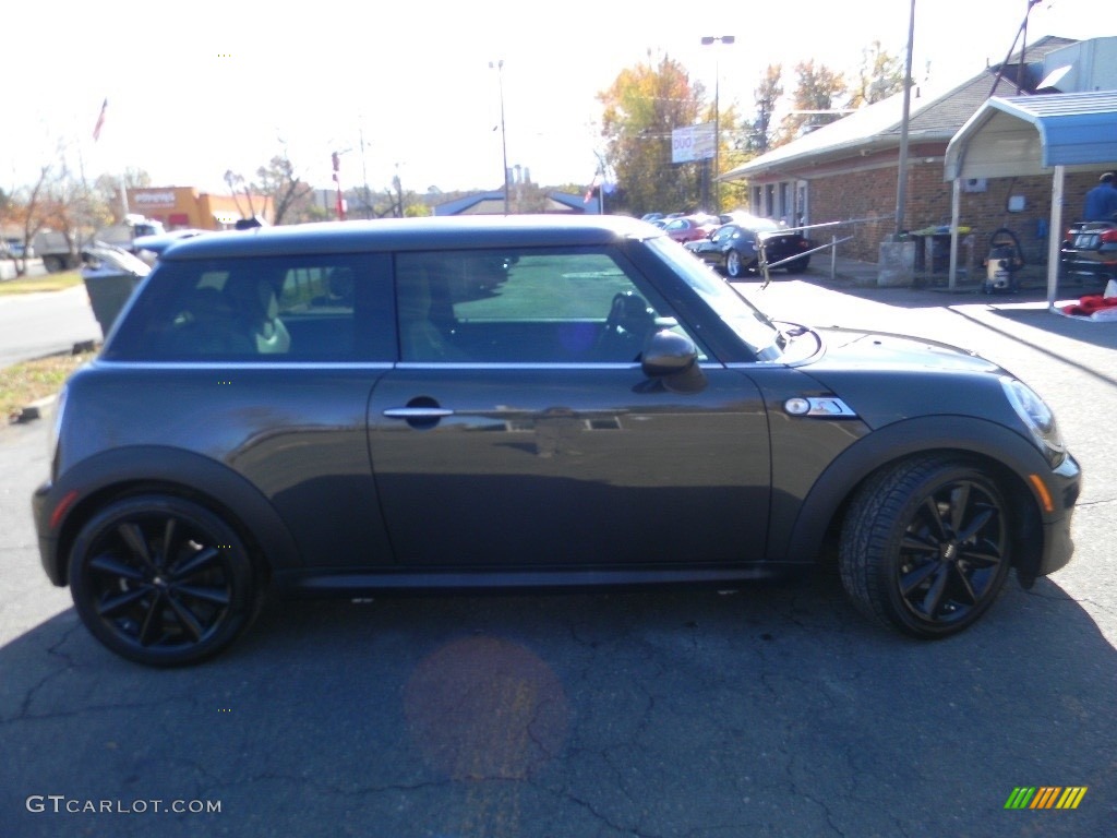 2011 Cooper S Hardtop - Eclipse Gray Metallic / Gravity Polar Beige Leather photo #11