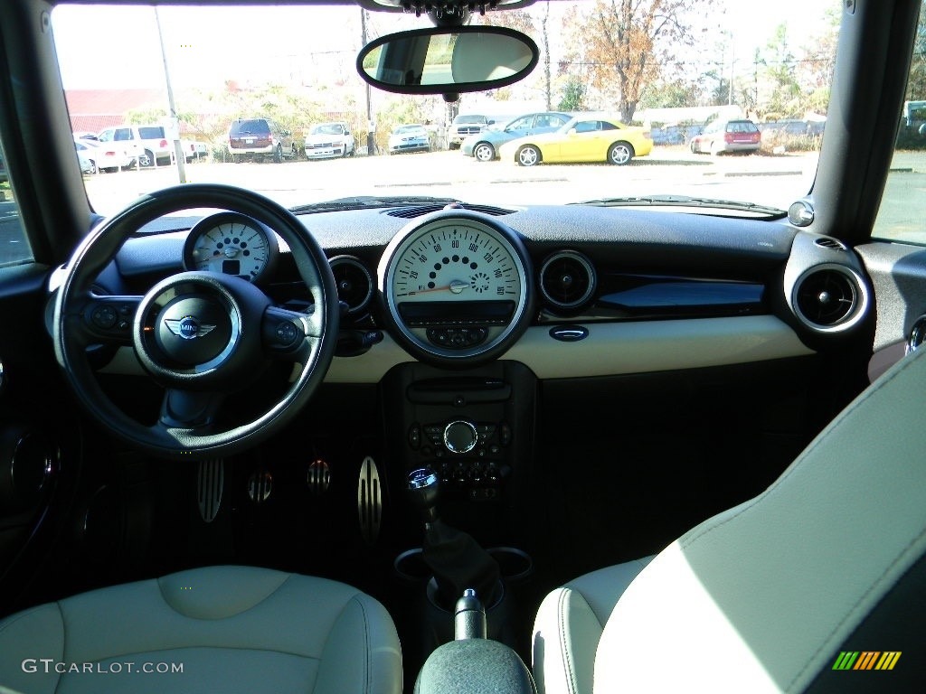 2011 Cooper S Hardtop - Eclipse Gray Metallic / Gravity Polar Beige Leather photo #13