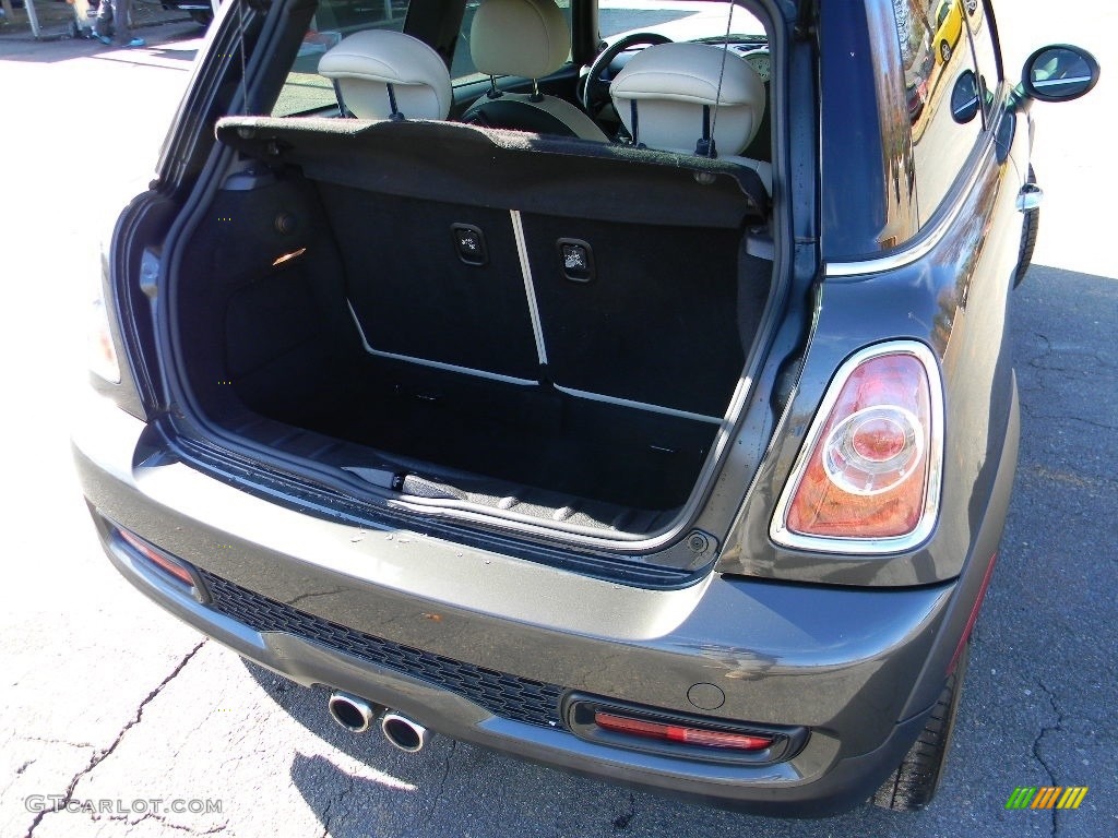 2011 Cooper S Hardtop - Eclipse Gray Metallic / Gravity Polar Beige Leather photo #21