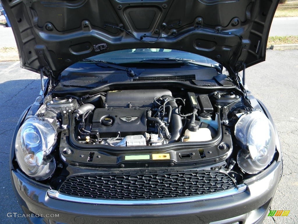 2011 Cooper S Hardtop - Eclipse Gray Metallic / Gravity Polar Beige Leather photo #25