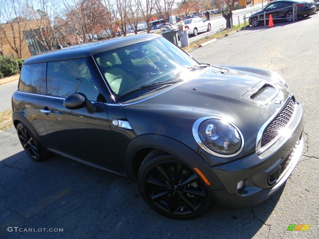 2011 Cooper S Hardtop - Eclipse Gray Metallic / Gravity Polar Beige Leather photo #28