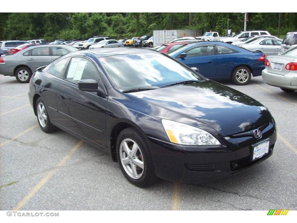 2003 Accord EX Coupe - Nighthawk Black Pearl / Black photo #1