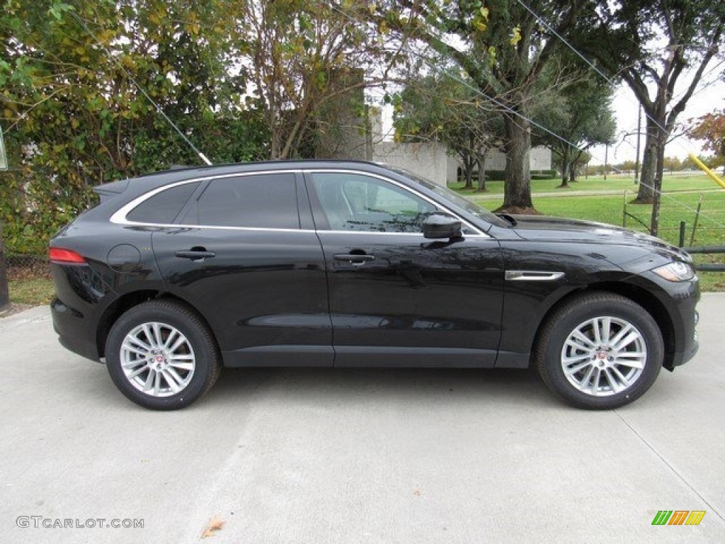 Ultimate Black 2017 Jaguar F-PACE 20d AWD Prestige Exterior Photo #117354340