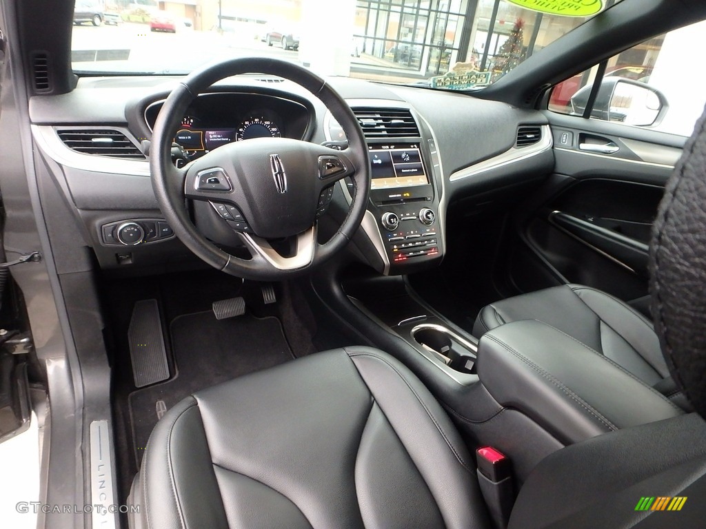 Ebony Interior 2017 Lincoln MKC Premier AWD Photo #117354676