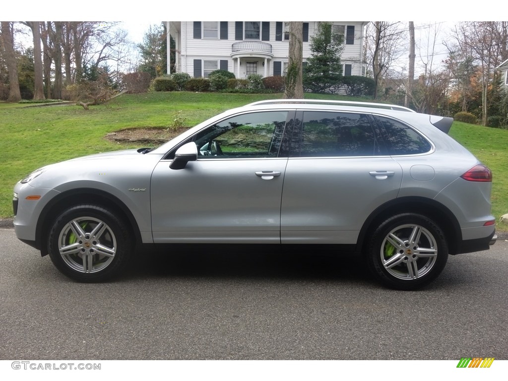Rhodium Silver Metallic 2016 Porsche Cayenne S E-Hybrid Exterior Photo #117355819