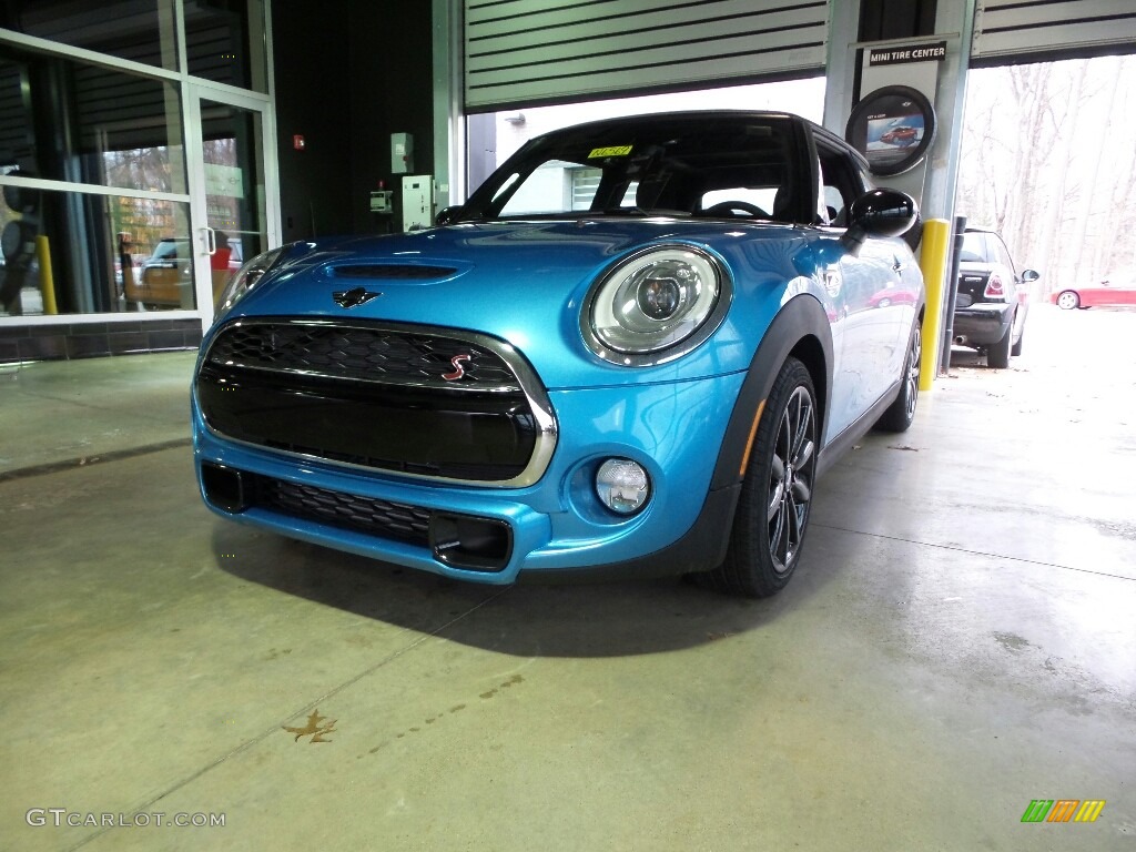 Electric Blue Metallic 2017 Mini Hardtop Cooper S 2 Door Exterior Photo #117356623
