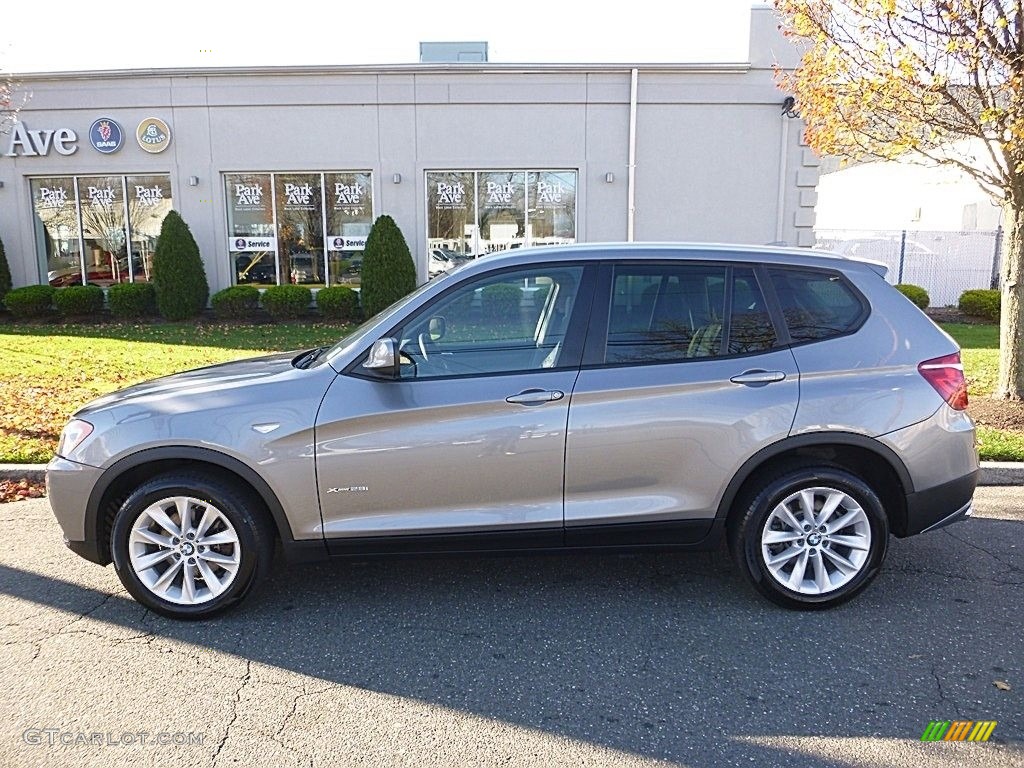 2014 X3 xDrive28i - Space Gray Metallic / Mojave photo #2