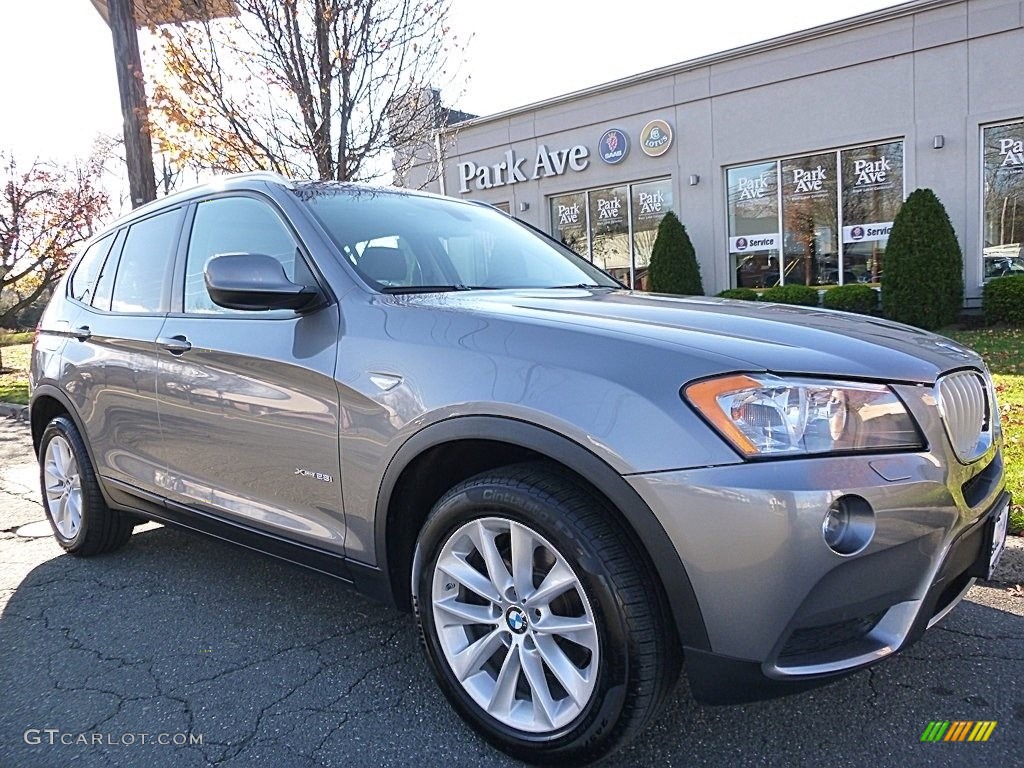 2014 X3 xDrive28i - Space Gray Metallic / Mojave photo #7