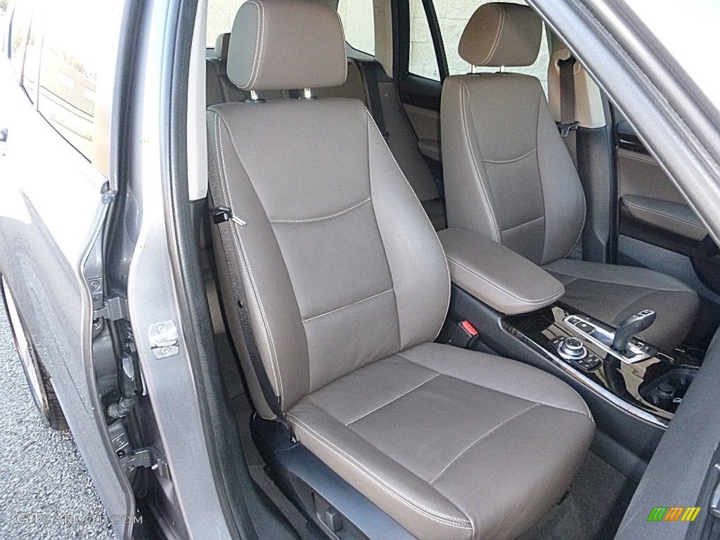 2014 X3 xDrive28i - Space Gray Metallic / Mojave photo #14