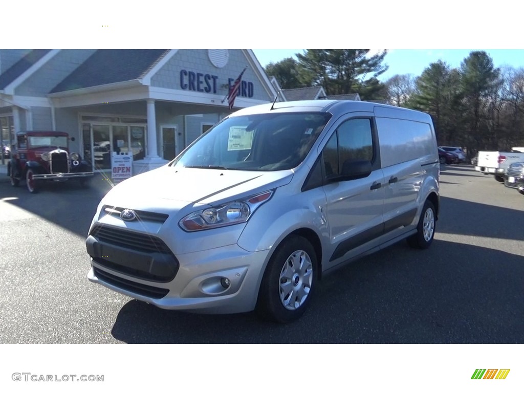 2017 Transit Connect XLT Van - Silver / Charcoal Black photo #3