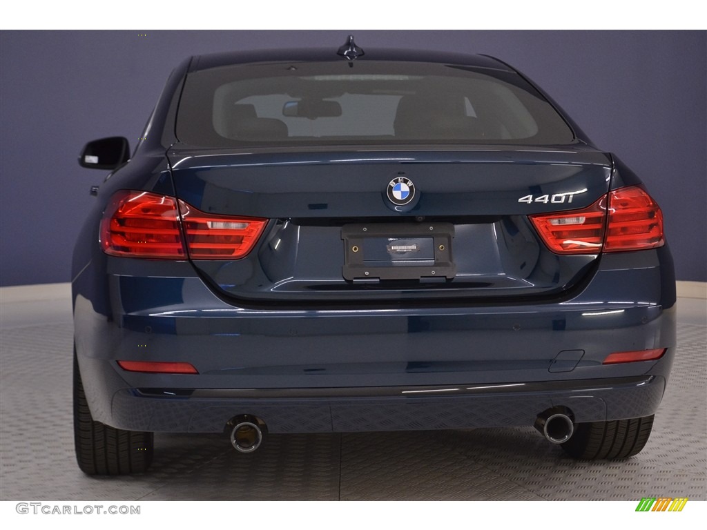 2017 4 Series 440i Gran Coupe - Midnight Blue Metallic / Black photo #5