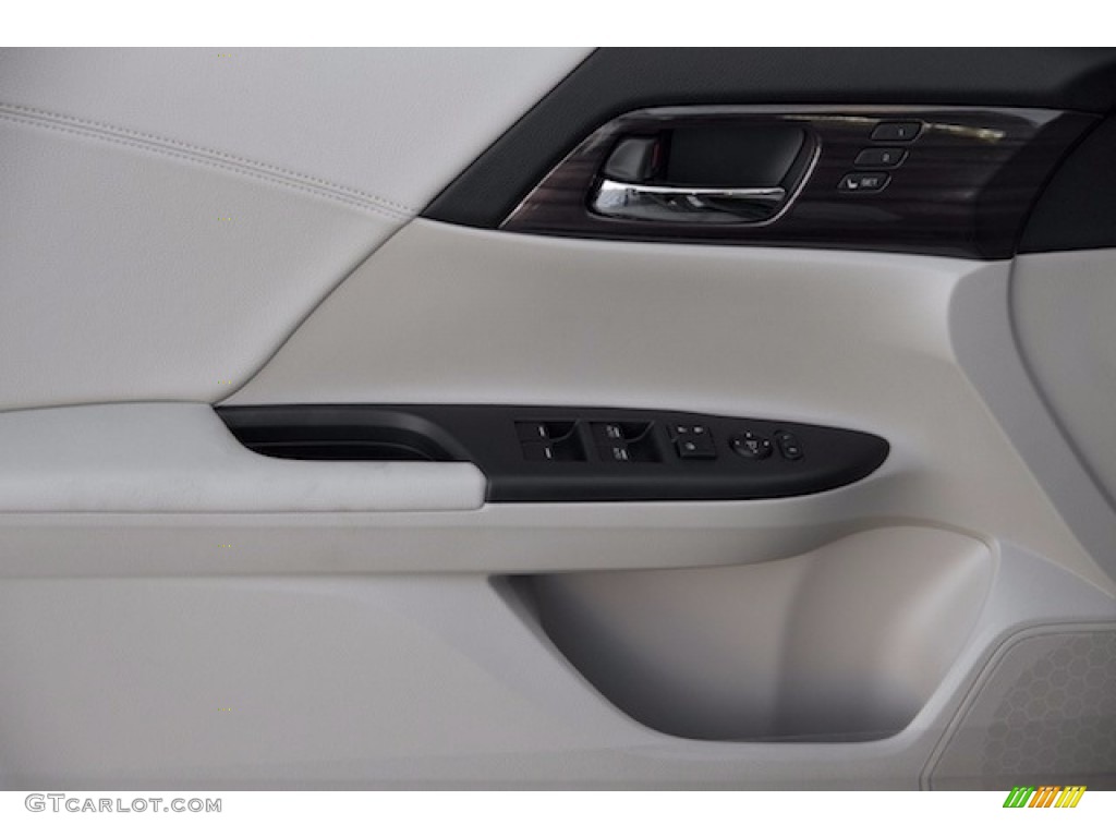 2017 Honda Accord Hybrid Touring Sedan Ivory Door Panel Photo #117357731