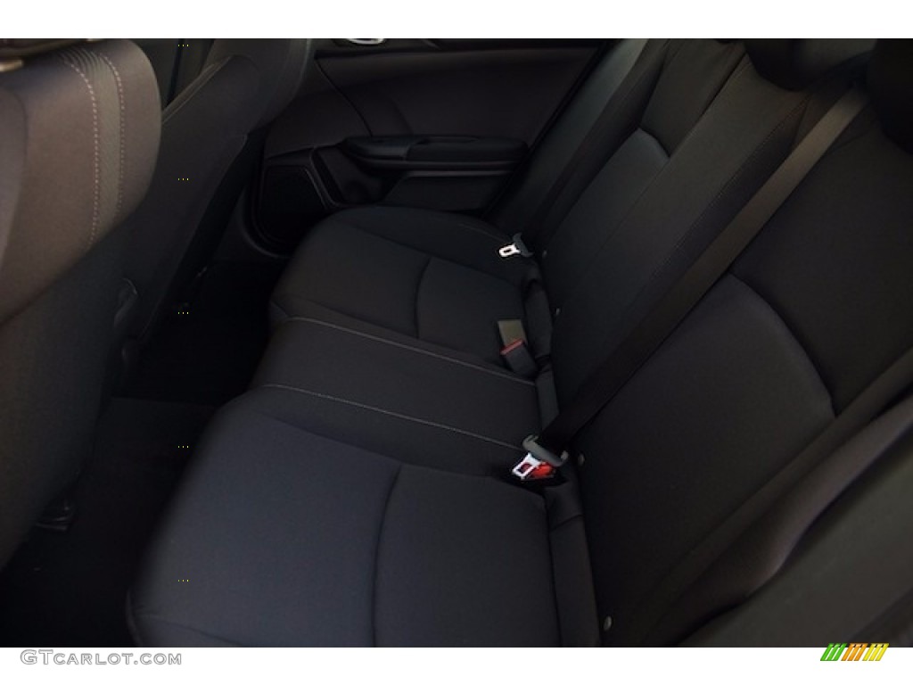 Black Interior 2017 Honda Civic LX Hatchback Photo #117357782