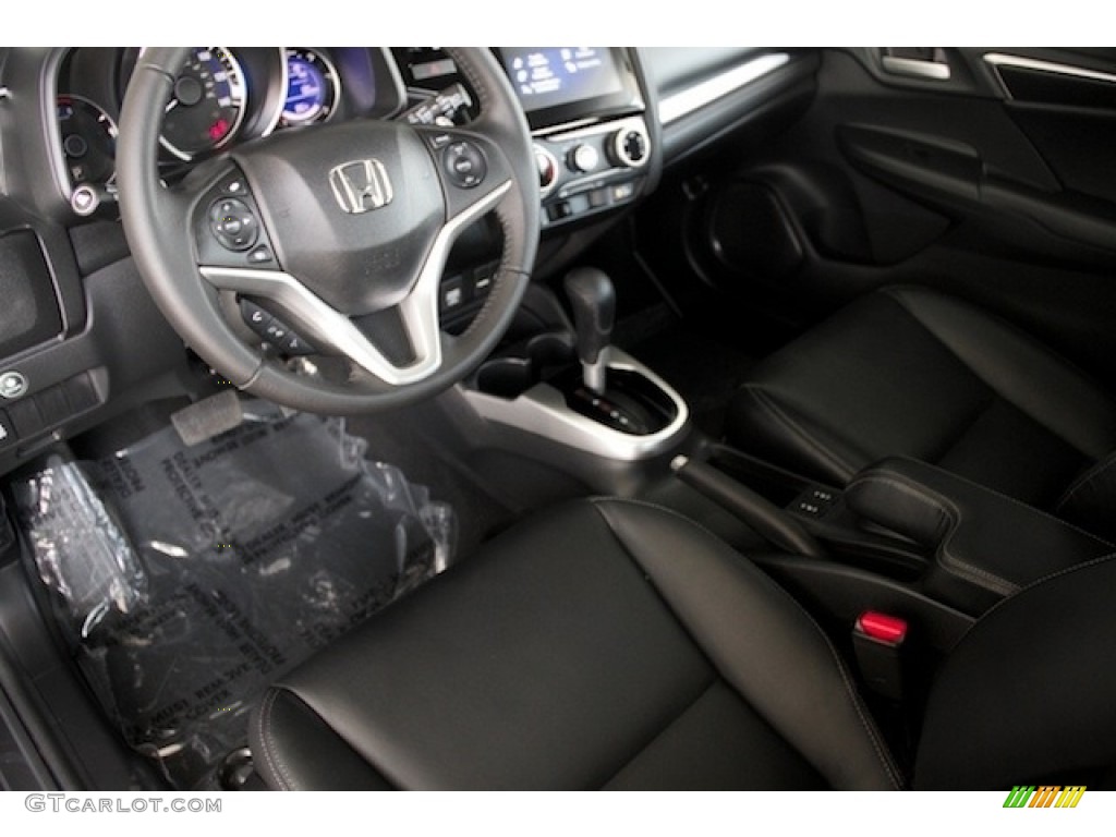 Black Interior 2017 Honda Fit EX-L Photo #117359823